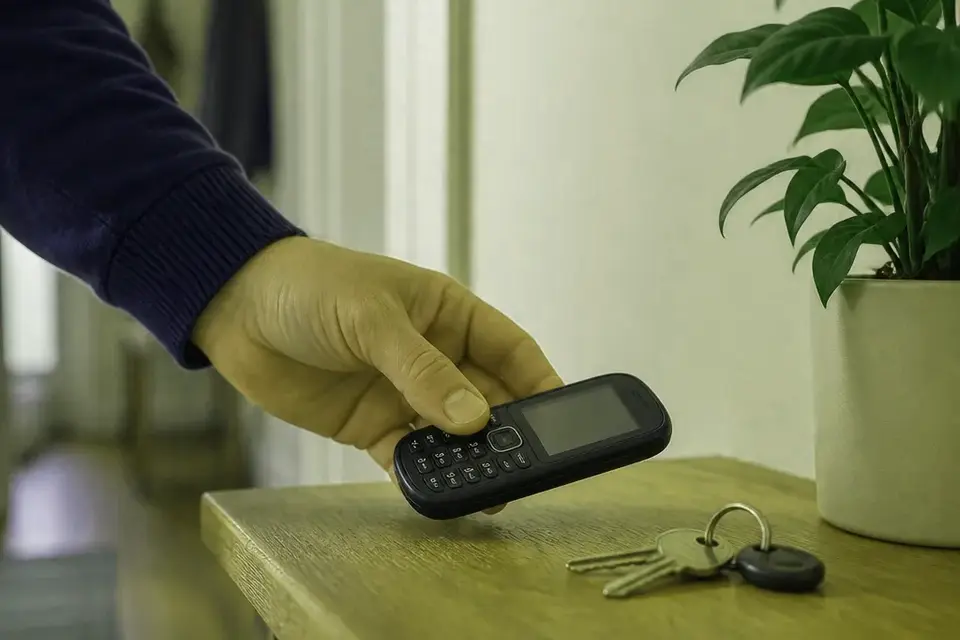 The phone that fits a pocket without taking the afternoon.